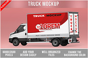 Truck Mockup PSD, an Advertising Mockup by Bruno's Shop (Thumbnail 1 of 5)