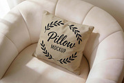 Pillow Mockup, a Product Mockup by Pitchlook.Studio (Thumbnail 2 of 4)
