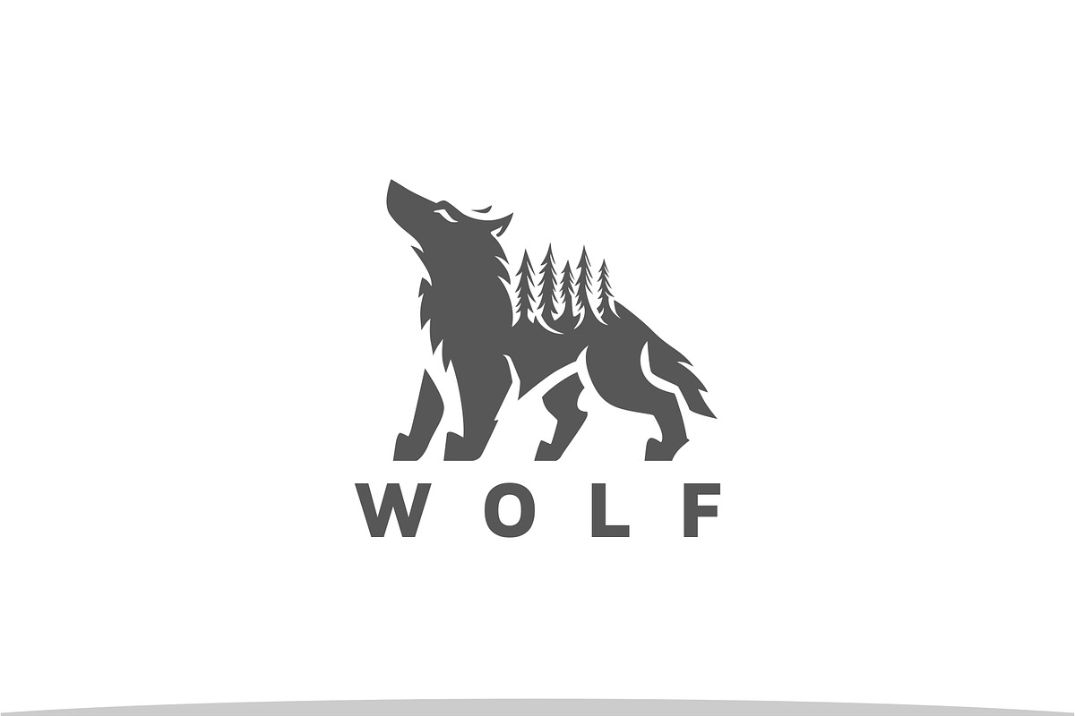 Wolf Forest Logo, a Branding & Logo Template by Metrolinevision (Photo 1 of 2)