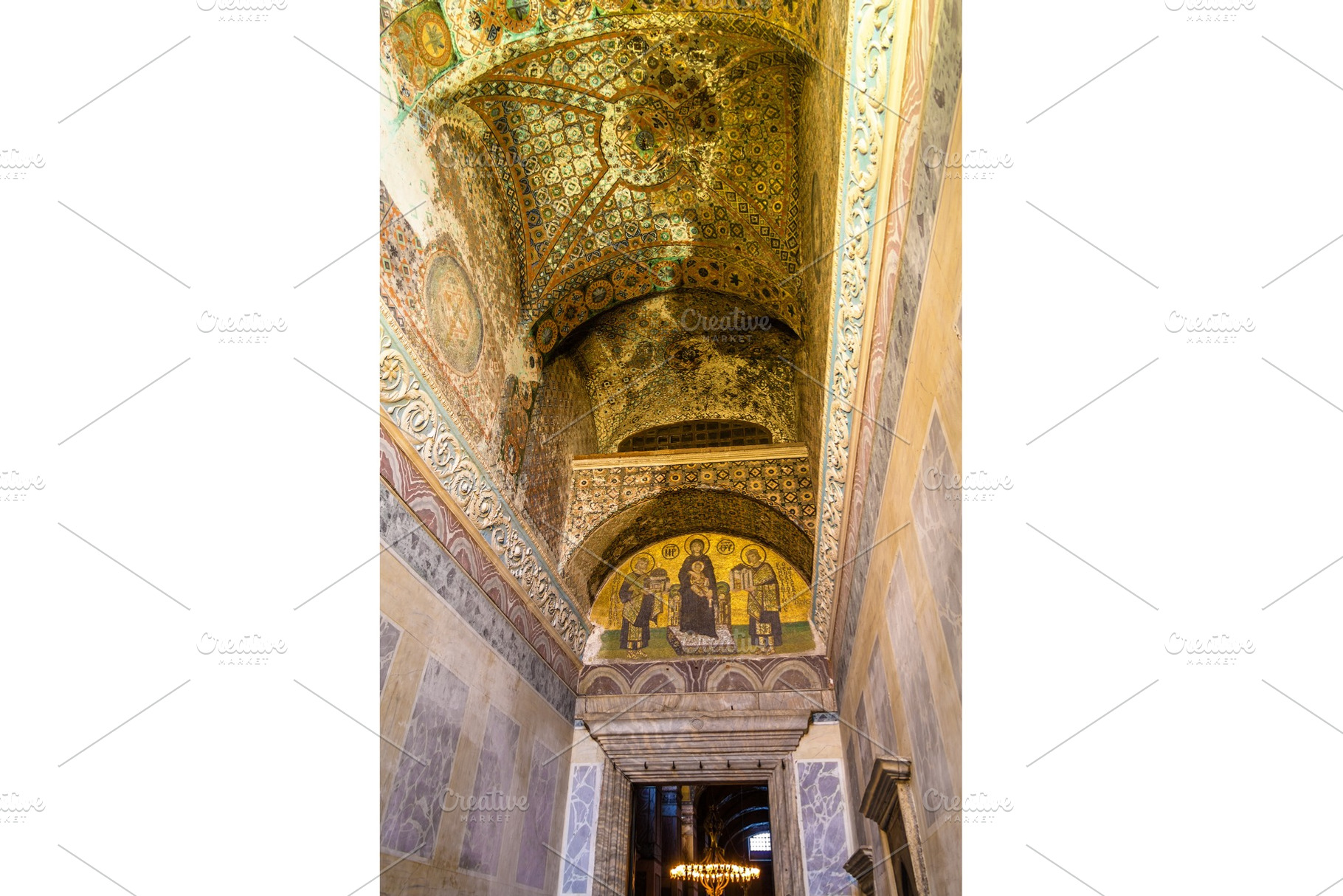 Interior of Hagia Sophia - Istanbul, Turkey, an Architecture Photo by Leonid Andronov