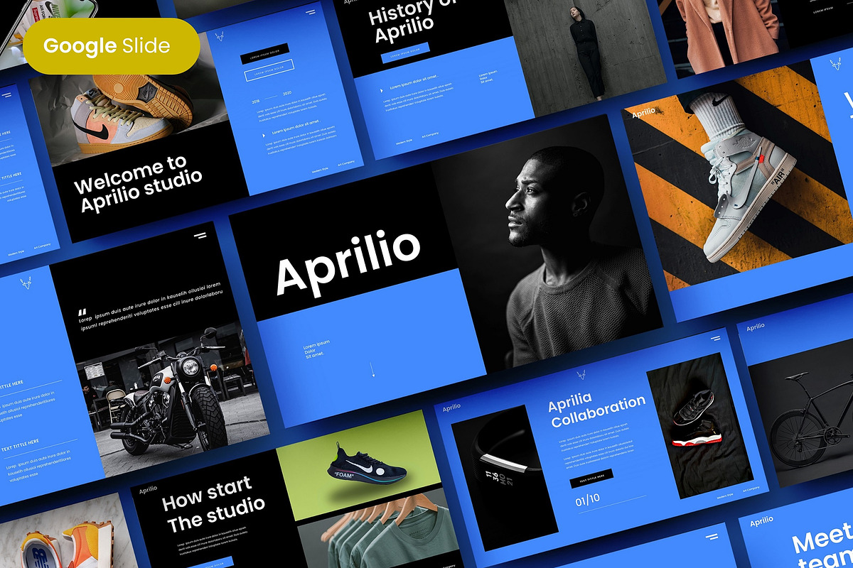 Aprilio - Business Google Slide, a Presentation Template by Dens Creative Studio (Photo 1 of 6)