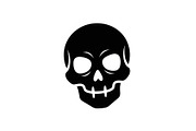 Skull & Crossbones Silhouette Vector, an Illustration by jahid234 (Thumbnail 38 of 51)