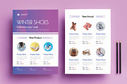 Winter Shoes Collection Flyer, a Flyer Template by MightyDesign (Thumbnail 1 of 8)