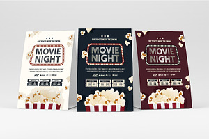 Movie Night Flyer Template