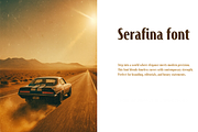 Serafina font-Regular-0128-25, a Font by canve (Thumbnail 1 of 2)