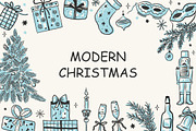 Hand Drawn Christmas Collection, an Object Graphic by Oxi An illustrator (Thumbnail 1 of 9)