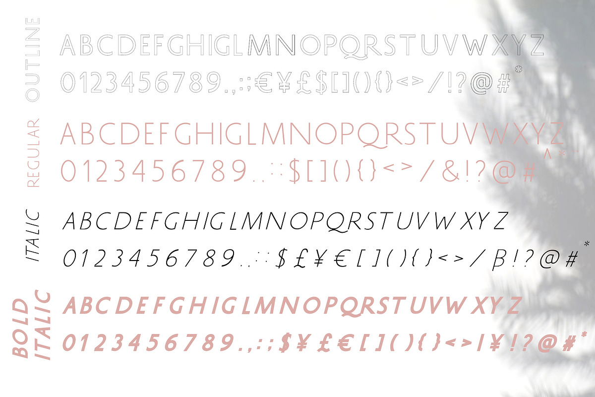 SHADOW Sans Serif Font Family, a Sans Serif Font by Anna Zakharchenko (Photo 17 of 19)