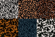 24 Animal Print Patterns Set, a Pattern Graphic by Anis Illustration (Thumbnail 2 of 5)
