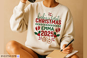 Baby's First Christmas Emma 2025, a Graphic by mh_arif (Thumbnail 3 of 4)