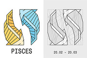 Zodiac signs, a Graphic by Volyk (Thumbnail 16 of 16)