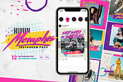 Retro Instagram Pack, a Social Media Template by Aiyari Graphic (Thumbnail 1 of 5)