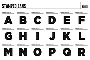 Procreate Stamped Sans Letter Brush, a Brushes & More by Quiver Supply Co. (Thumbnail 4 of 5)