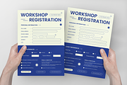 Minimalist Workshop Registration, a Flyer Template by Annora Studio (Thumbnail 4 of 6)