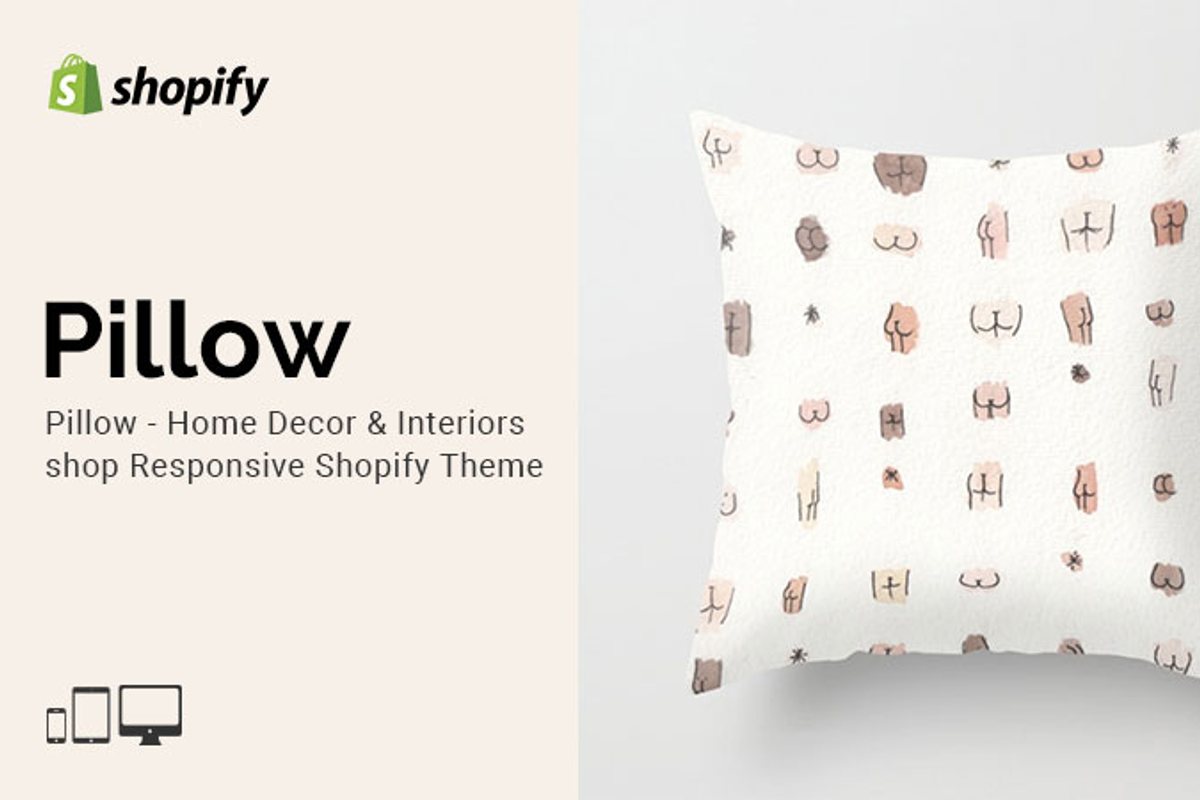 Pillow Decor Section Shopify Theme, a Shopify Template by ThemeTidy Shopify Agency (Photo 1 of 2)