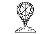 Hot Air Balloon Silhouette Bundle, an Object Illustration by Gaye Art (Thumbnail 27 of 31)