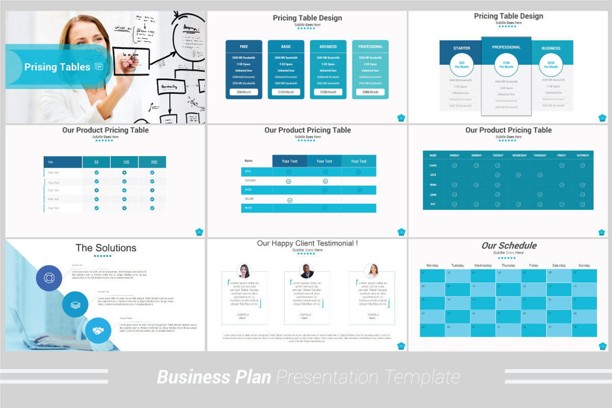 Business Plan Powerpoint Template, a Presentation Template by Presentation Official (Photo 6 of 20)