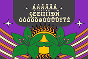Psycora Psychedelic Font, a Sans Serif Font by Rasio Studio (Thumbnail 4 of 8)