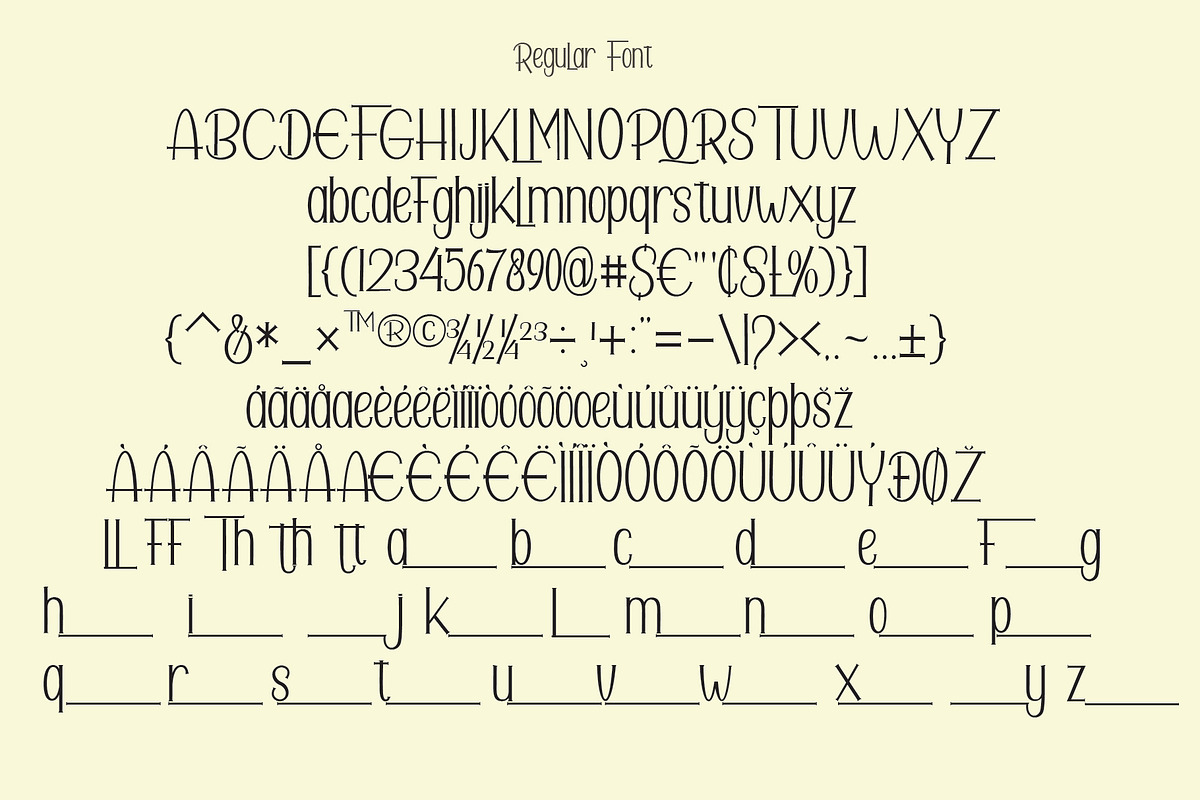 Father & Mother, a Sans Serif Font by PollemSt (Photo 6 of 7)