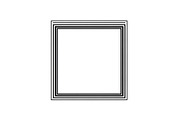 Modern Square Frame SVG Bundle, an Illustration by Creativeshirt (Thumbnail 4 of 31)
