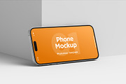 The Wall - iPhone 14 Pro Max Mockups, an iPhone Mockup by DreamVisuals (Thumbnail 2 of 4)