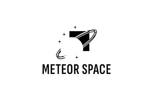 Meteor Logo Vector Icon Illustration