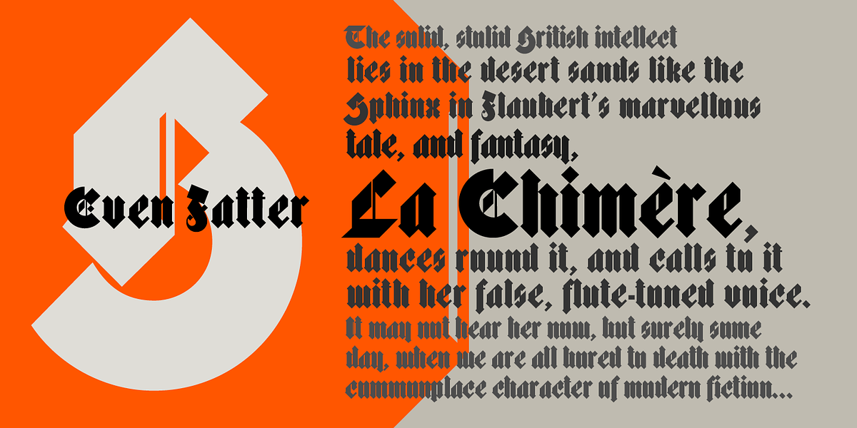 Bastard, a Blackletter Font by Barnbrook Fonts (Photo 4 of 7)