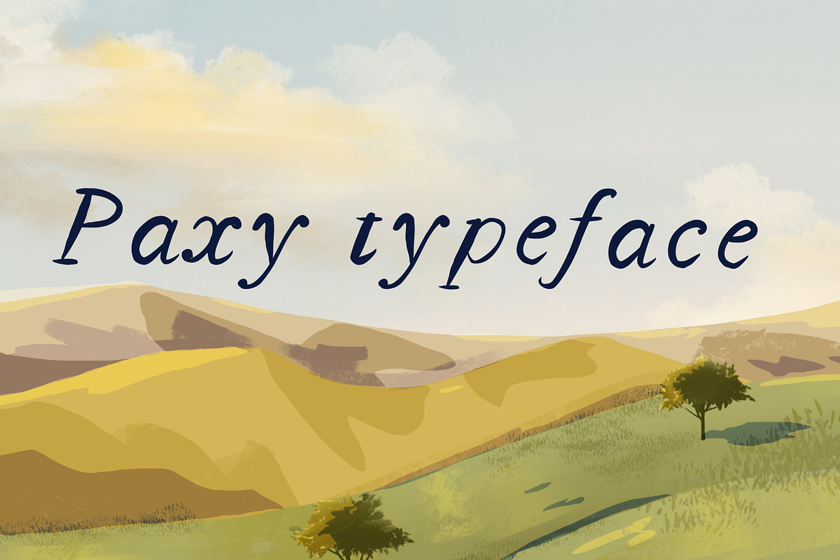 Paxy funky hand done typeface, a Font by Brunch Club Design (Photo 1 of 6)