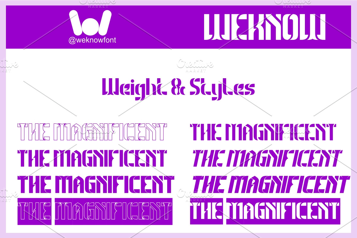 The Magnificent font, a Blackletter Font by weknow (Photo 7 of 8)