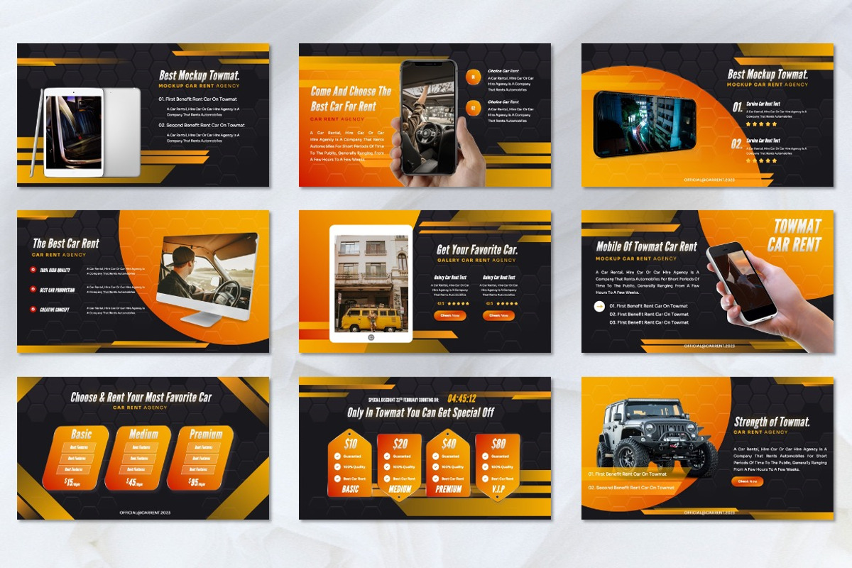 Towmat - Car Rent Googleslide, a Presentation Template by Dhabee (Photo 8 of 8)