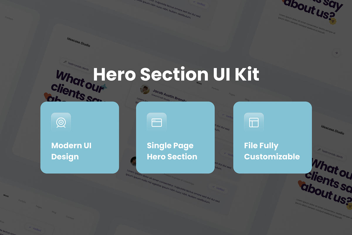 Studioox - Testimonial Section UI, a Templates & Theme by SquidPixey (Photo 3 of 3)