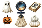Beige & Black Halloween Clipart, an Illustration by Daily.Designs (Thumbnail 5 of 5)