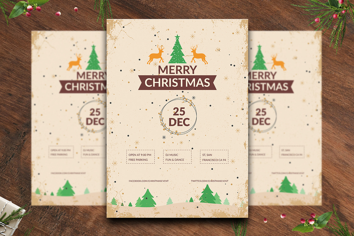 Christmas Flyers, a Flyer Template by Addaxx (Photo 3 of 4)