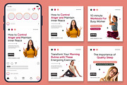 Health Tips Social Media Post, an UI Kit Template by CreativeShaper (Thumbnail 1 of 3)