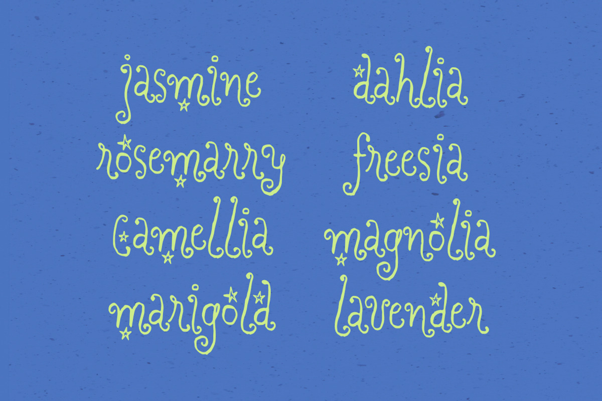 Dreaming Ocean | Curly Whimsy Font, a Handwritten Font by type peace (Photo 10 of 15)