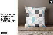 The Pillow Cover Mock-ups Set, a Household Mockup by Mocca Mockups Store (Thumbnail 6 of 14)