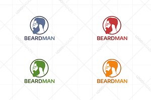 Beard Man Logo