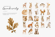 whimsical woodland clipart set, a Decorative Illustration by Patishop Art (Thumbnail 12 of 15)