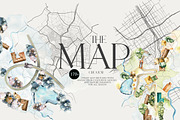 Map creator Wedding City street, a Decorative Illustration by 60secondsArt (Thumbnail 1 of 15)