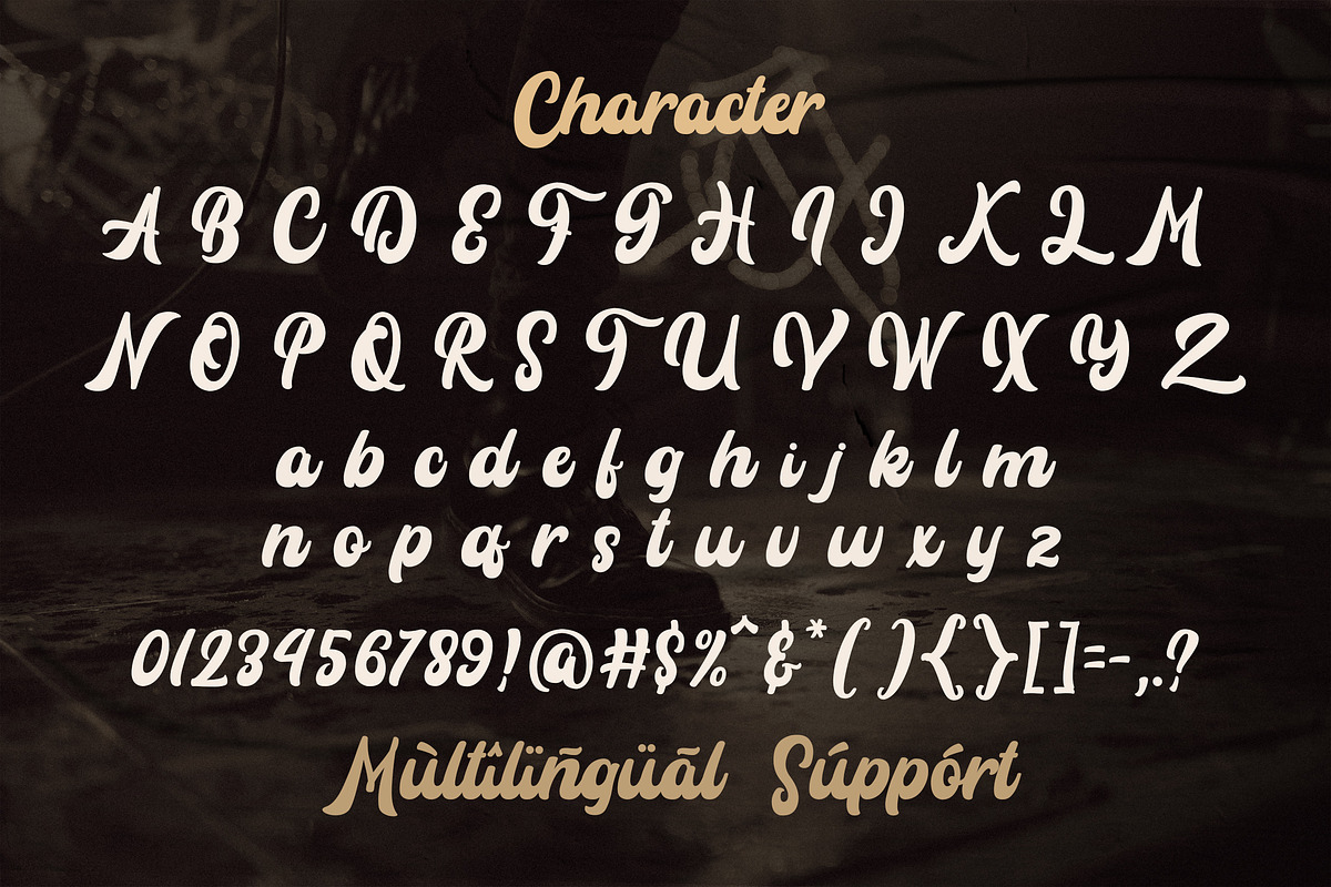 Rayhue - Retro Bold Script Font, a Script Font by StringLabs (Photo 7 of 8)