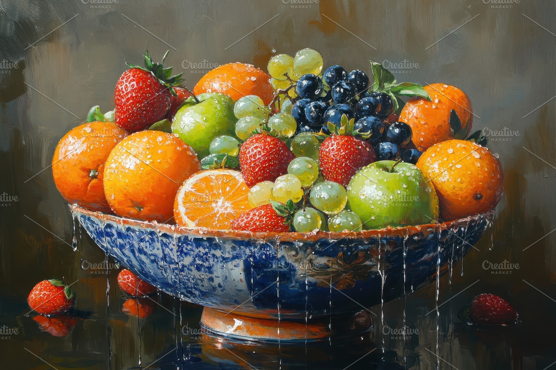 Assorted fresh fruits in a vibrant, a Photo by Pavel_design