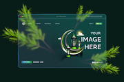 3D Interface Morphism Glass Style, a Wearable Device Mockup by Artlogs (Thumbnail 3 of 3)