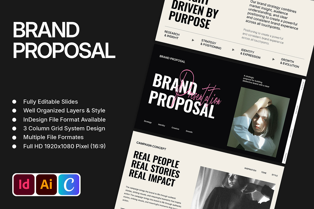 Bold Brand Proposal Deck, a Presentation Template by Devators (Photo 2 of 6)