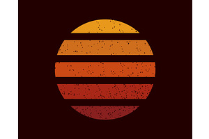 70 s Retro Seamless rainbow stripes, an Illustration by UP-Studio
