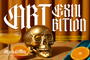 Black Crown Modern Blackletter Font, a Blackletter Font by Pixesia Studio (Thumbnail 2 of 10)
