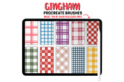 Gingham Procreate Pattern Brushes, a Brush Add-On by Brush Lab (Thumbnail 5 of 8)