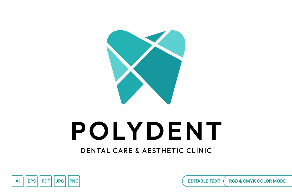 Polydent Dental Clinic Logo, a Branding & Logo Template by muhisya