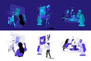 Virtual Reality & AR Illustrations, a Templates & Theme by Formfrom (Thumbnail 9 of 12)
