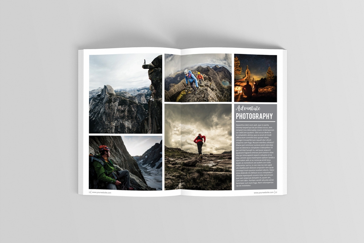 Magazine Template, a Magazine Template by BoriesBechker (Photo 8 of 18)