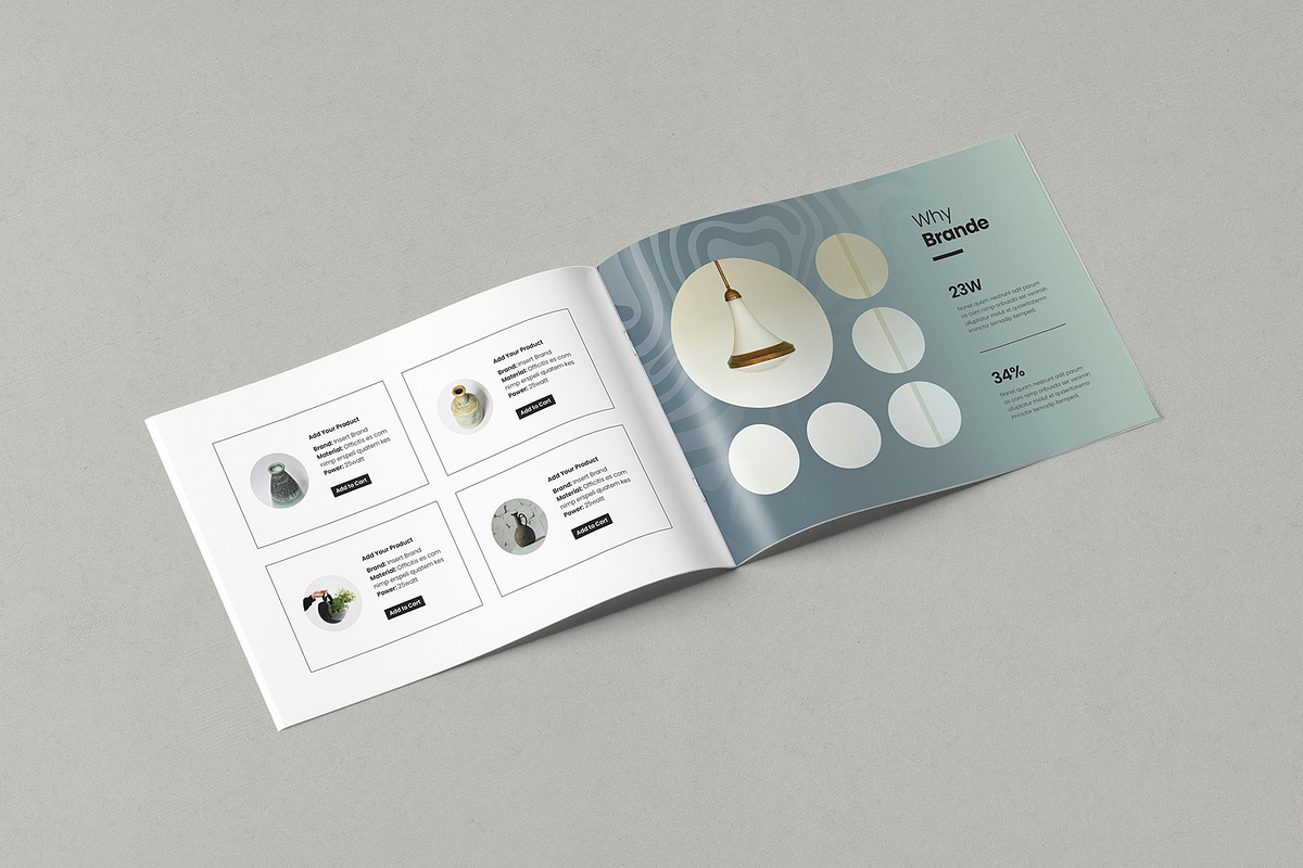 Modern Catalog / Brochure Template, a Brochure Template by Creativity-Design (Photo 4 of 6)