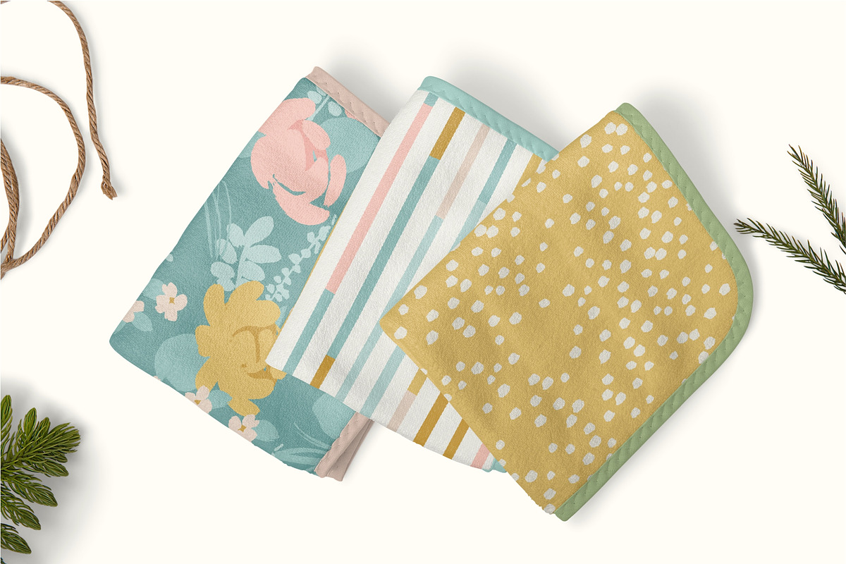 Easter seamless patterns, a Pattern Graphic by Nadia Grapes (Photo 5 of 5)